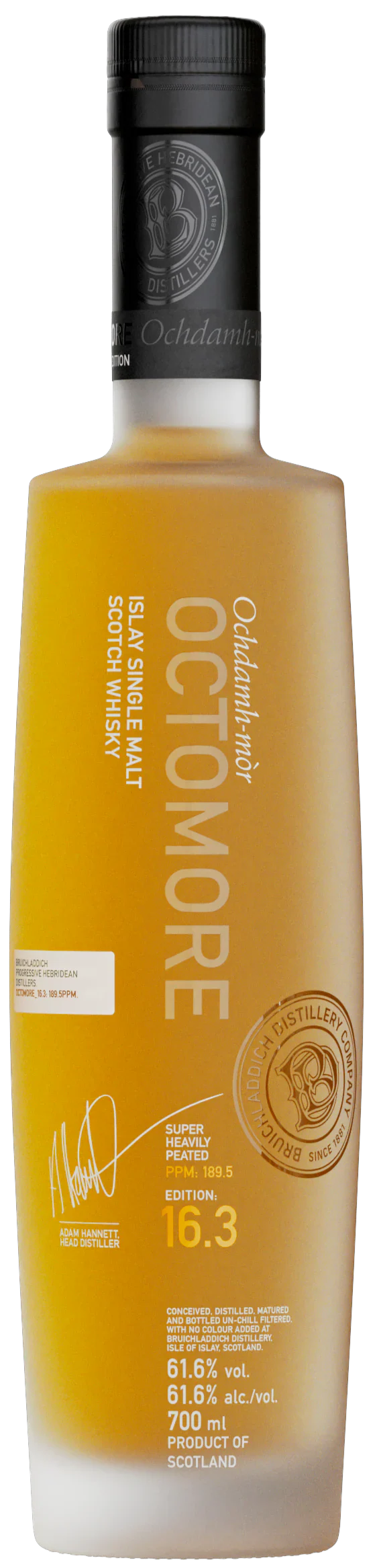 Bruichladdich Octomore Edition 16.3 Aged 5 Years Single Malt Scotch Whisky 700ml