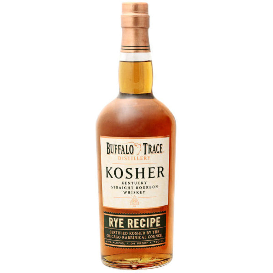 Buffalo Trace Kosher Rye Recipe Straight Bourbon Whiskey 750ml