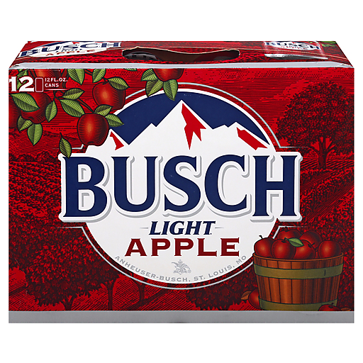 Busch Light Apple Lager Beer 12-Oz Can 12-Pack