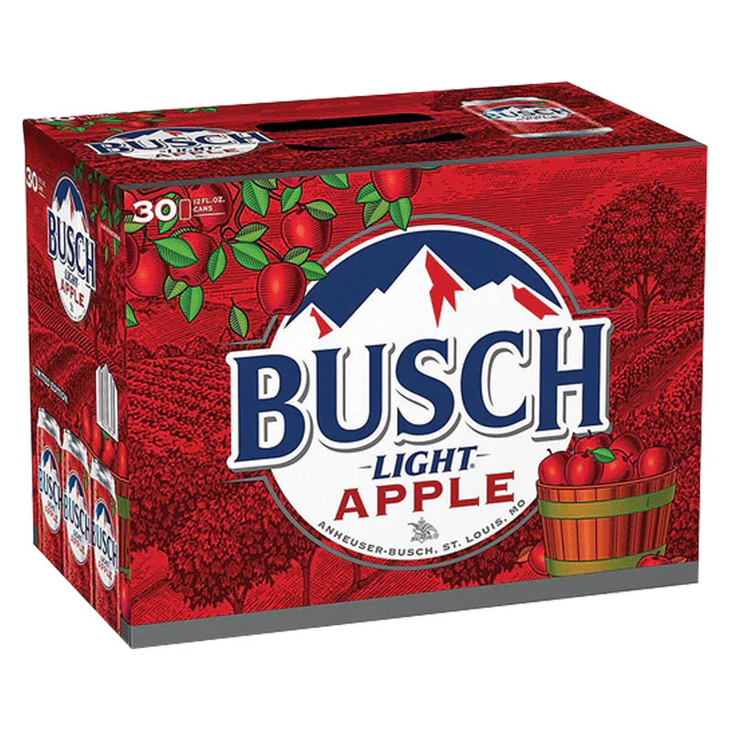 Busch Light Apple Lager Beer 12-Oz Can 30-Pack (Pre-Order)