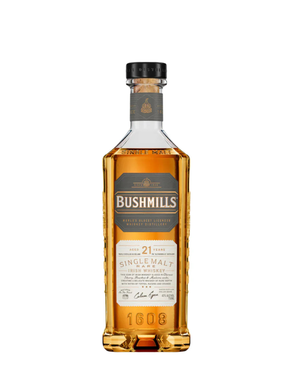 Bushmills 21 Year Old Single Malt Irish Whiskey 750ml