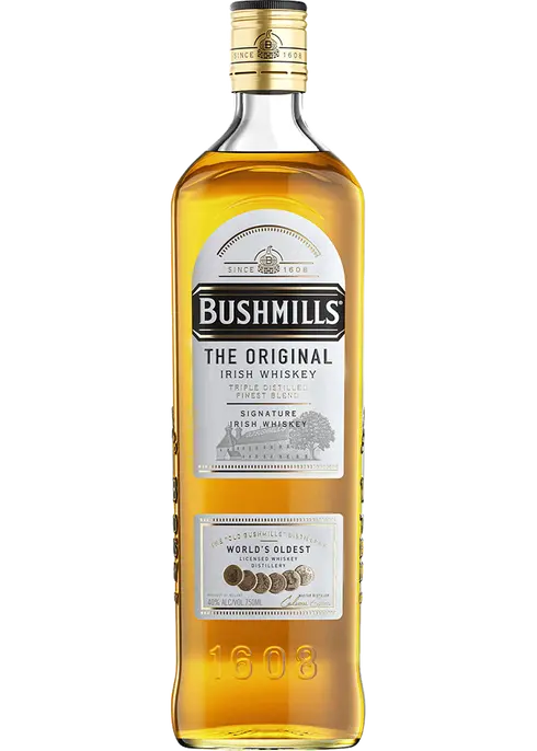 Bushmills Original Triple Distilled Smooth & Mellow Blended Irish Whiskey 750ml