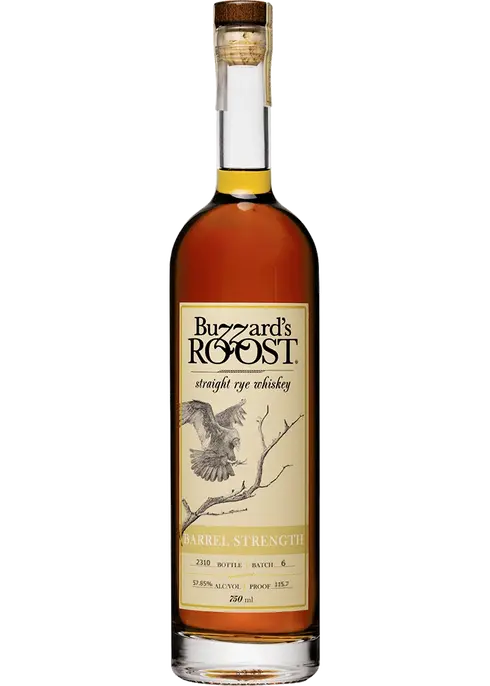 Buzzard's Roost Barrel Strength Straight Rye Whiskey 750ml