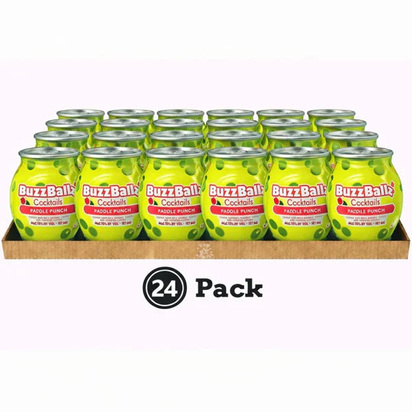 Buzzballz Pickleball Paddle Punch 200ml 24-Pack