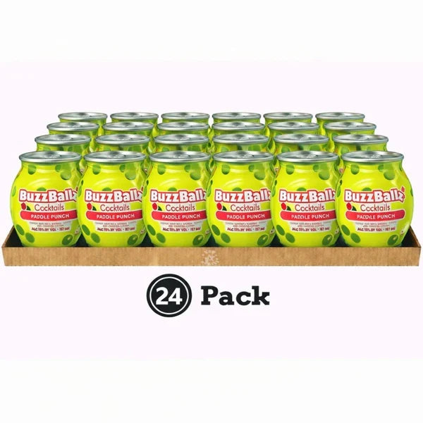 Buzzballz Pickleball Paddle Punch 200ml 24-Pack
