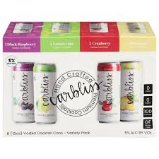 Carbliss Vodka Cocktail Variety 12-Oz Can 8-Pack
