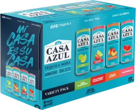 Casa Azul Tequila Soda Variety 8-Pack