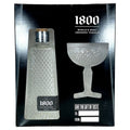 Casa Cuervo 1800 Cristalino Anejo Tequila 750ml with Glasses