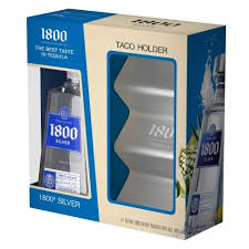Casa Cuervo 1800 Silver Blanco Tequila with Taco Holder 750ml