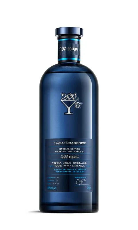 Casa Dragones 200 Copas Karol G Special Edition Cristalino Anejo Tequila 750ml