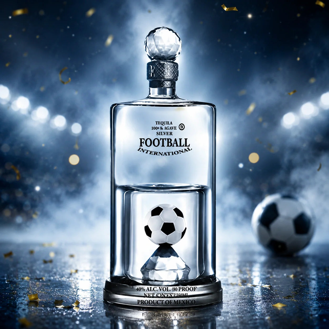 Casino Azul Football International Silver Tequila 750ml