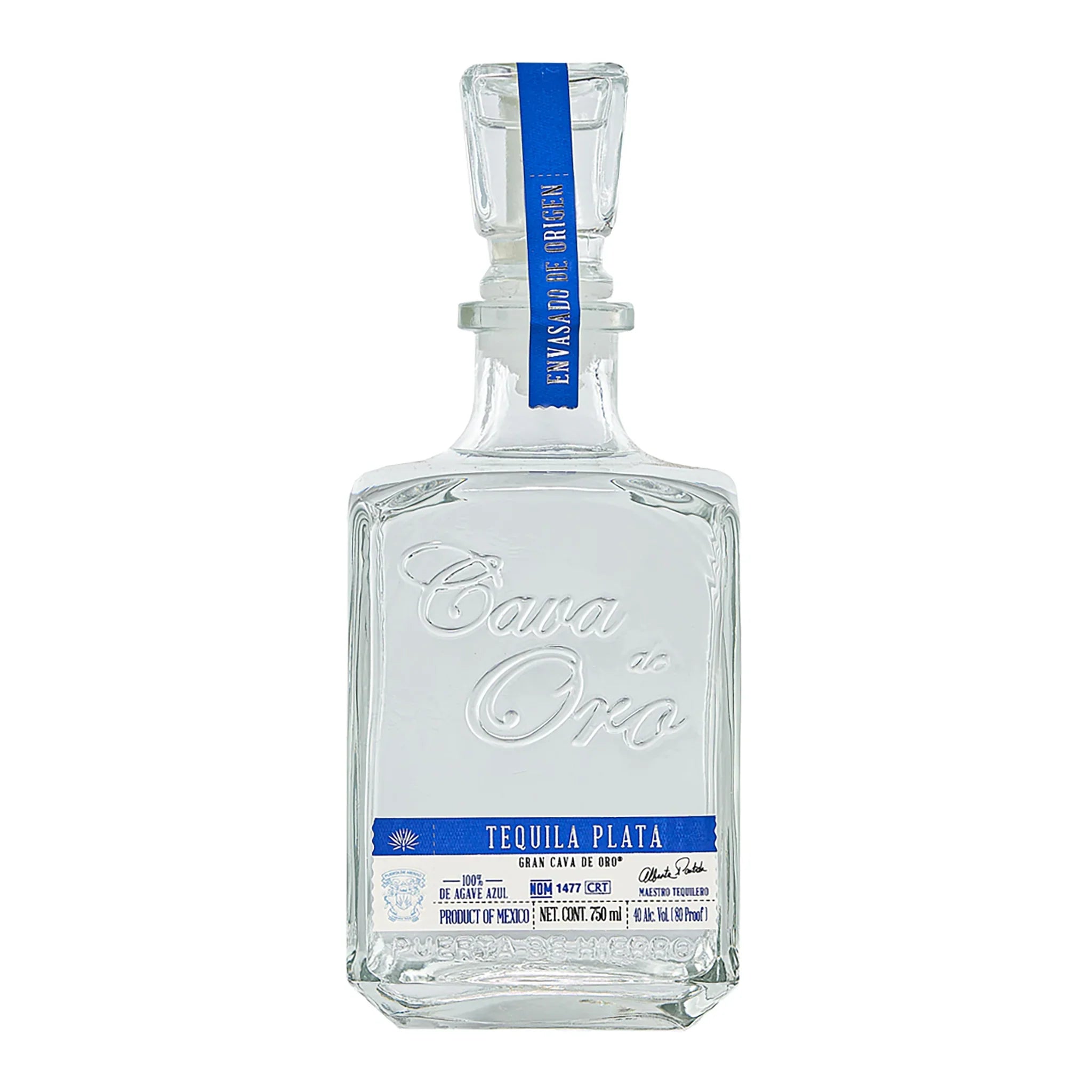 Cava de Oro Plata Tequila 750ml