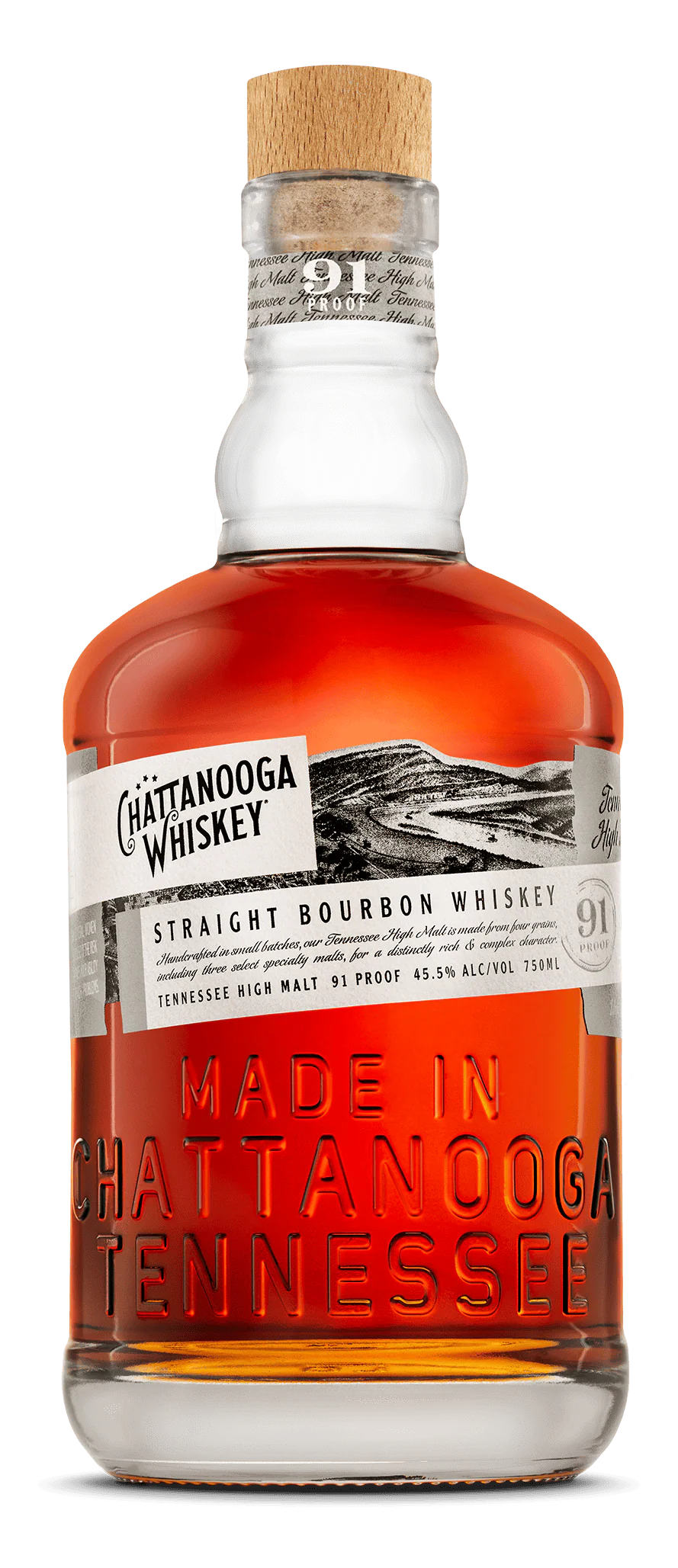 Chattanooga Straight Bourbon Whiskey 750ml