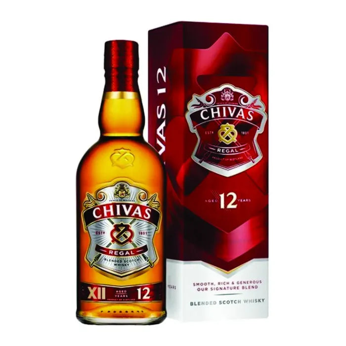 Chivas Regal 12 Year Old Blended Scotch Whisky 750ml