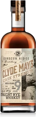 Conecuh Ridge Distillery Clyde May's Cask Strength 9 Year Old Whiskey 750ml