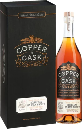 Copper & Cask Small Batch Series #009, 8-Year Double Oak Bourbon 750ml