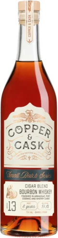 Copper & Cask Small Batch Series #013, 8-Year Cigar Blend Bourbon 750ml