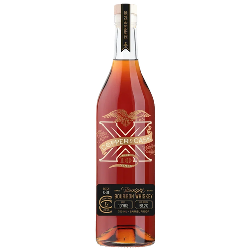 Copper & Cask X Batch-01 10 Year Old Barrel Proof Straight Bourbon Whiskey 750ml