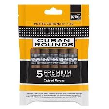 Cuban Rounds Petite Corona Fresh Cigar 5-Pack