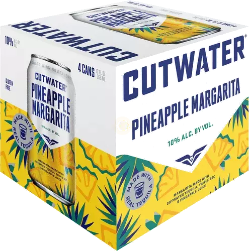 Cutwater Spirits Pineapple Margarita 4-Pack Can