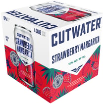 Cutwater Spirits Strawberry Margarita 4-Pack Can