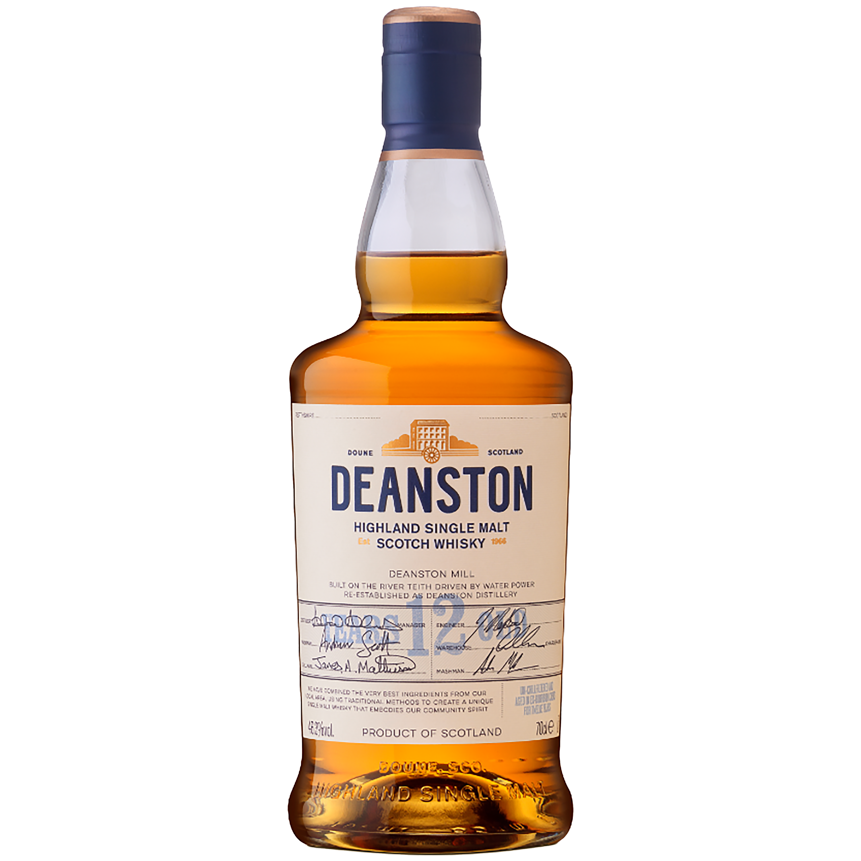 Deanston 12 Year Old Highland Single Malt Scotch Whisky 750ml
