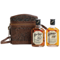 World Whiskey Society DOC Holliday & Wyatt Earp Double Flask Bag 200ml 2-Pack