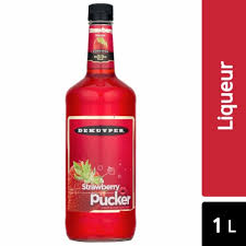 De Kuyper Strawberry Pucker Schnapps Liqueur 1Lt