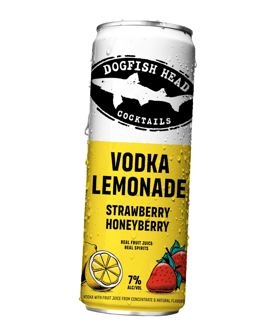 Dogfish Head Strawberry Honeyberry Vodka Lemonade Cocktail Can