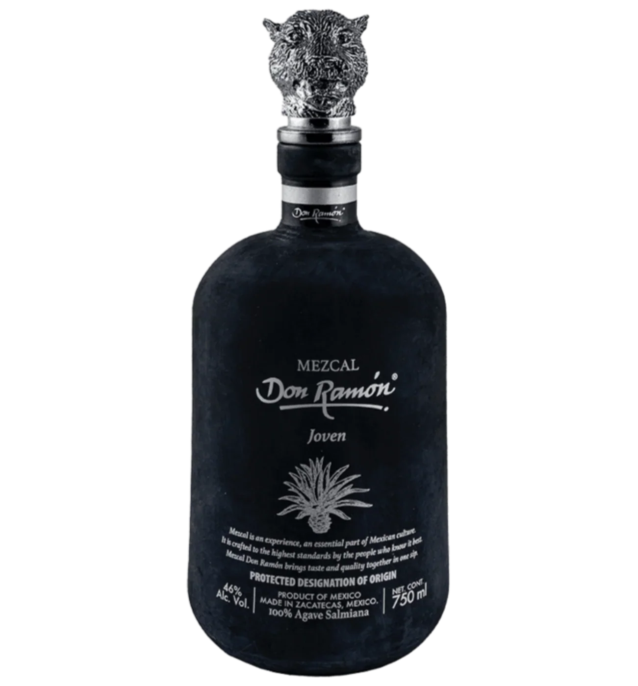 Don Ramon Salmiana Jaguar Cap Joven Mezcal 750ml