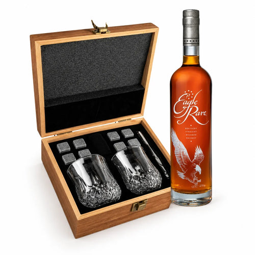 Eagle Rare 10 Year Old Single Barrel Kentucky Straight Bourbon Whiskey 750ml with Gift Set