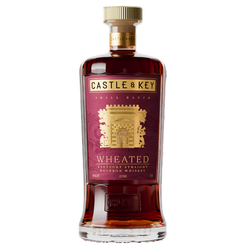 Castle & Key Small Batch Wheated Kentucky Straight Bourbon Whiskey 750ml