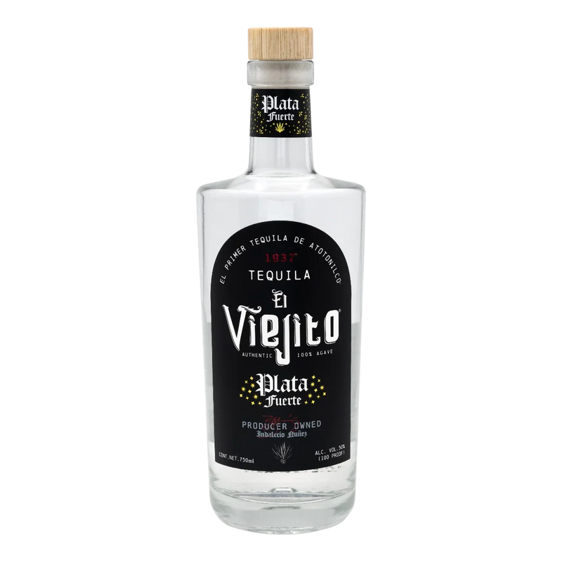 El Viejito Plata Fuerte Tequila 750ml
