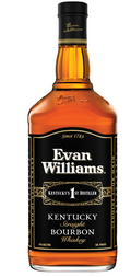 Evan Williams Black Label Kentucky Straight Bourbon Whiskey 1.75Lt