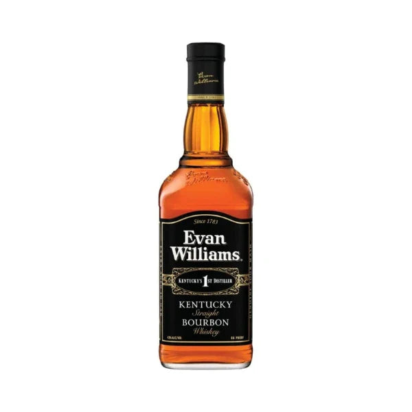 Evan Williams Black Label Kentucky Straight Bourbon Whiskey 750ml
