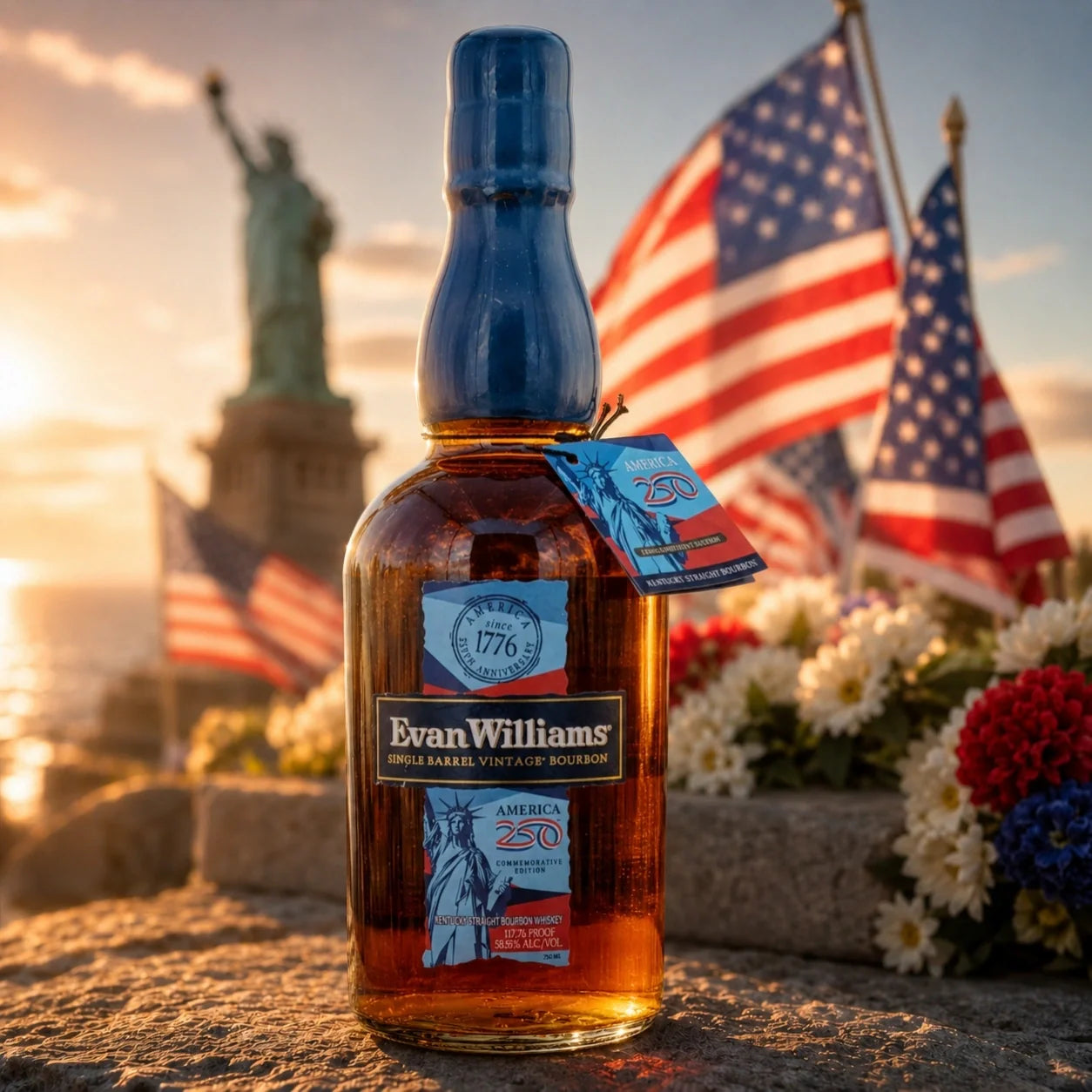 Evan Williams Single Barrel 250th Anniversary Straight Bourbon Whiskey 750ml