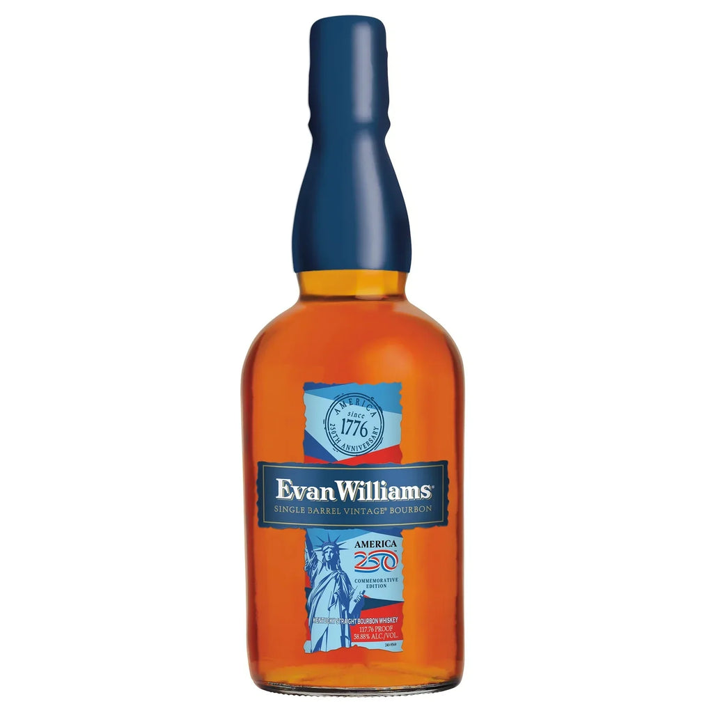Evan Williams Single Barrel 250th Anniversary Straight Bourbon Whiskey 750ml
