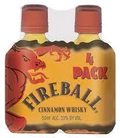 Fireball Cinnamon Whiskey 50ml 4-Pack
