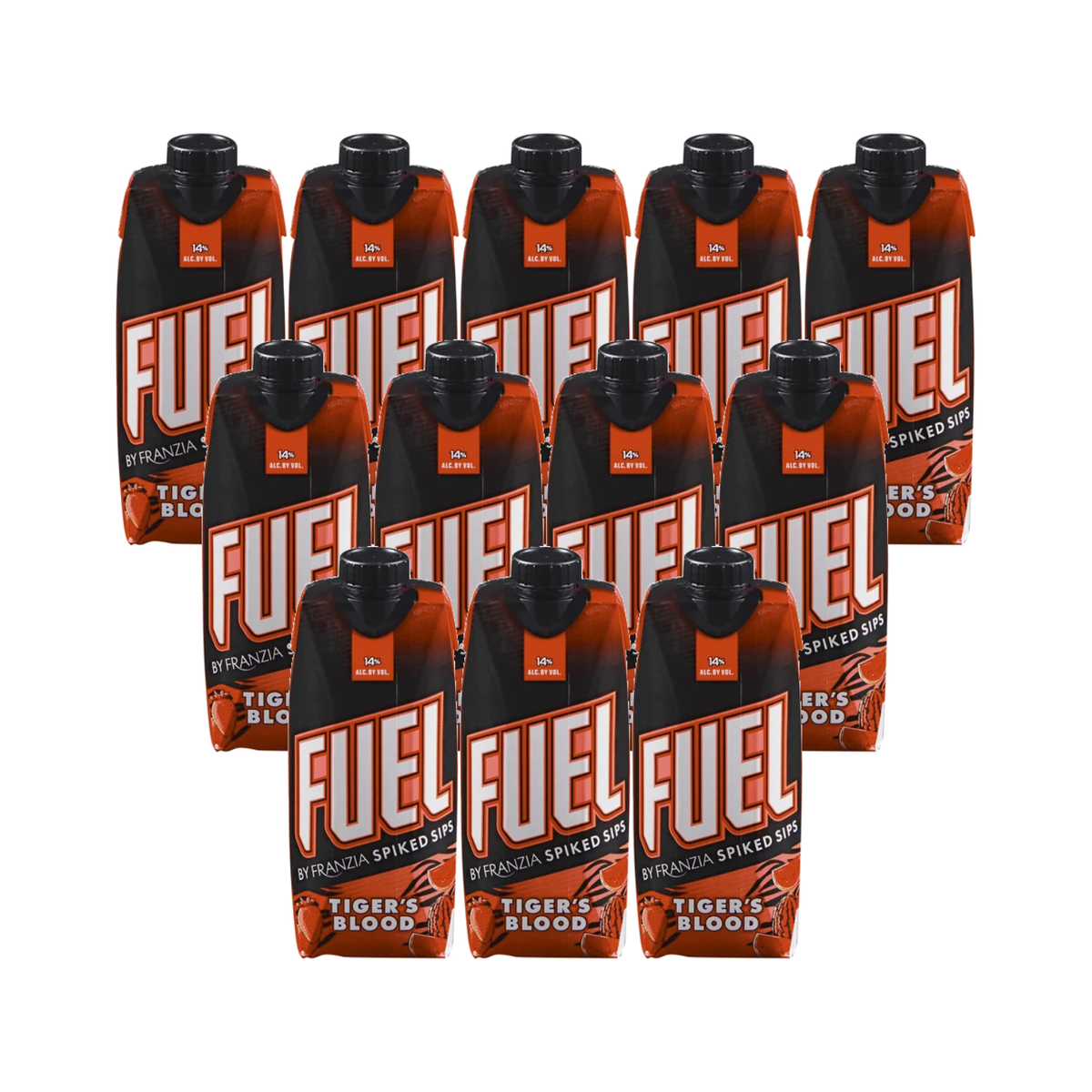Fuel by Franzia Tiger's Blood 500ml 12-Pack Bundle