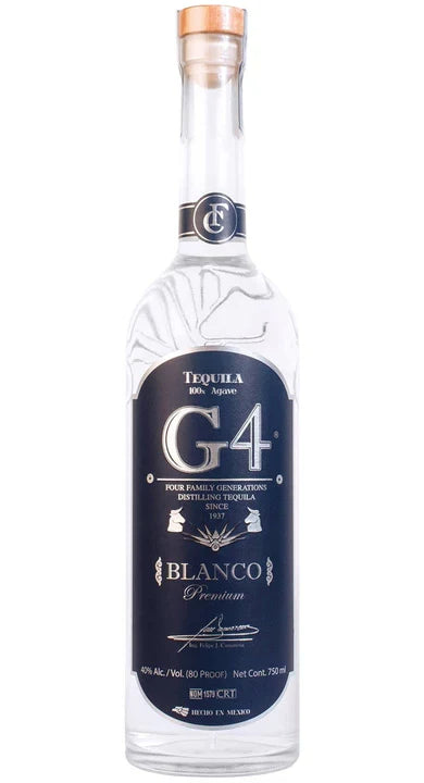 G4 80 Proof Blanco Tequila 750ml