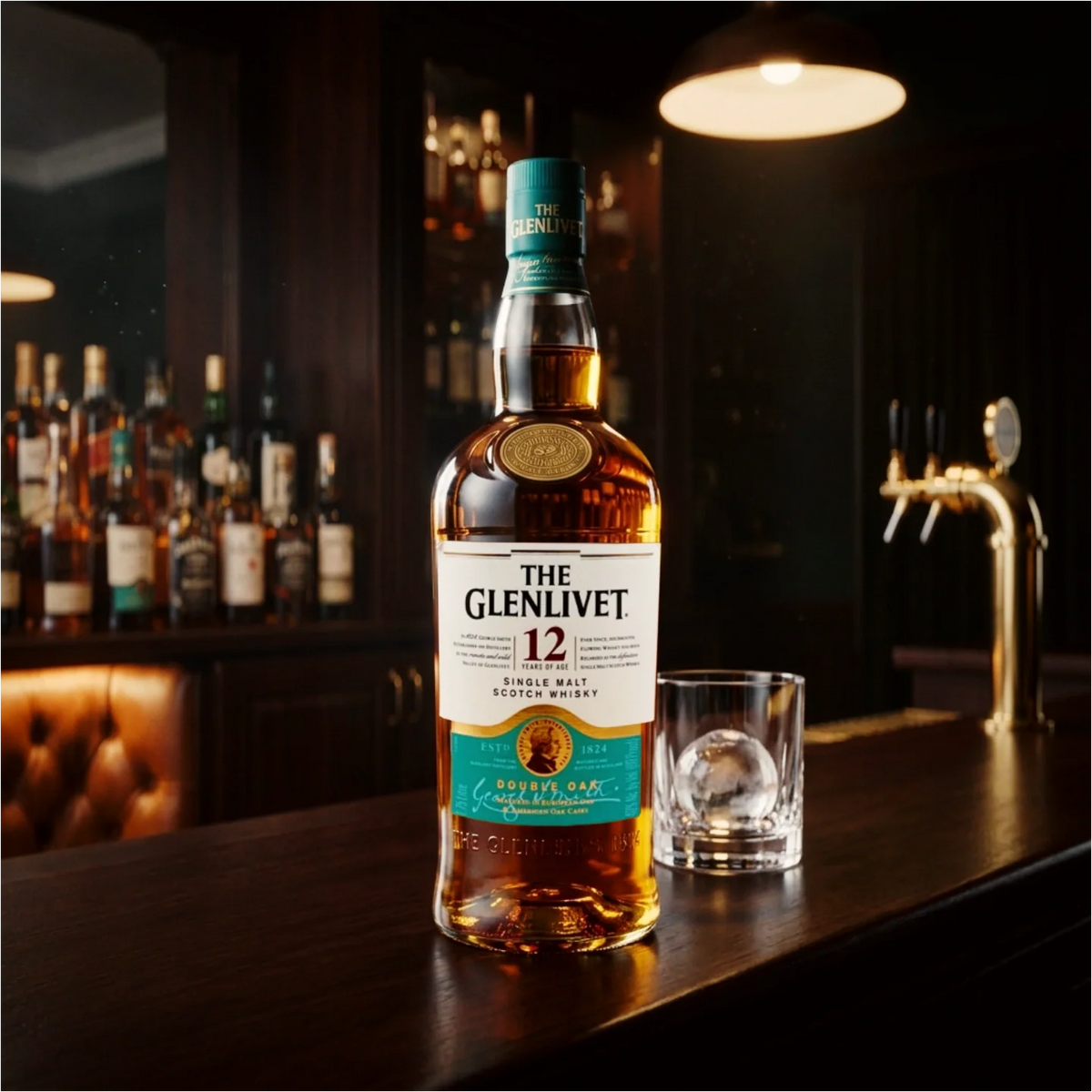 Glenlivet Double Oak 12 Year Old Single Malt Scotch Whisky 1.75Lt