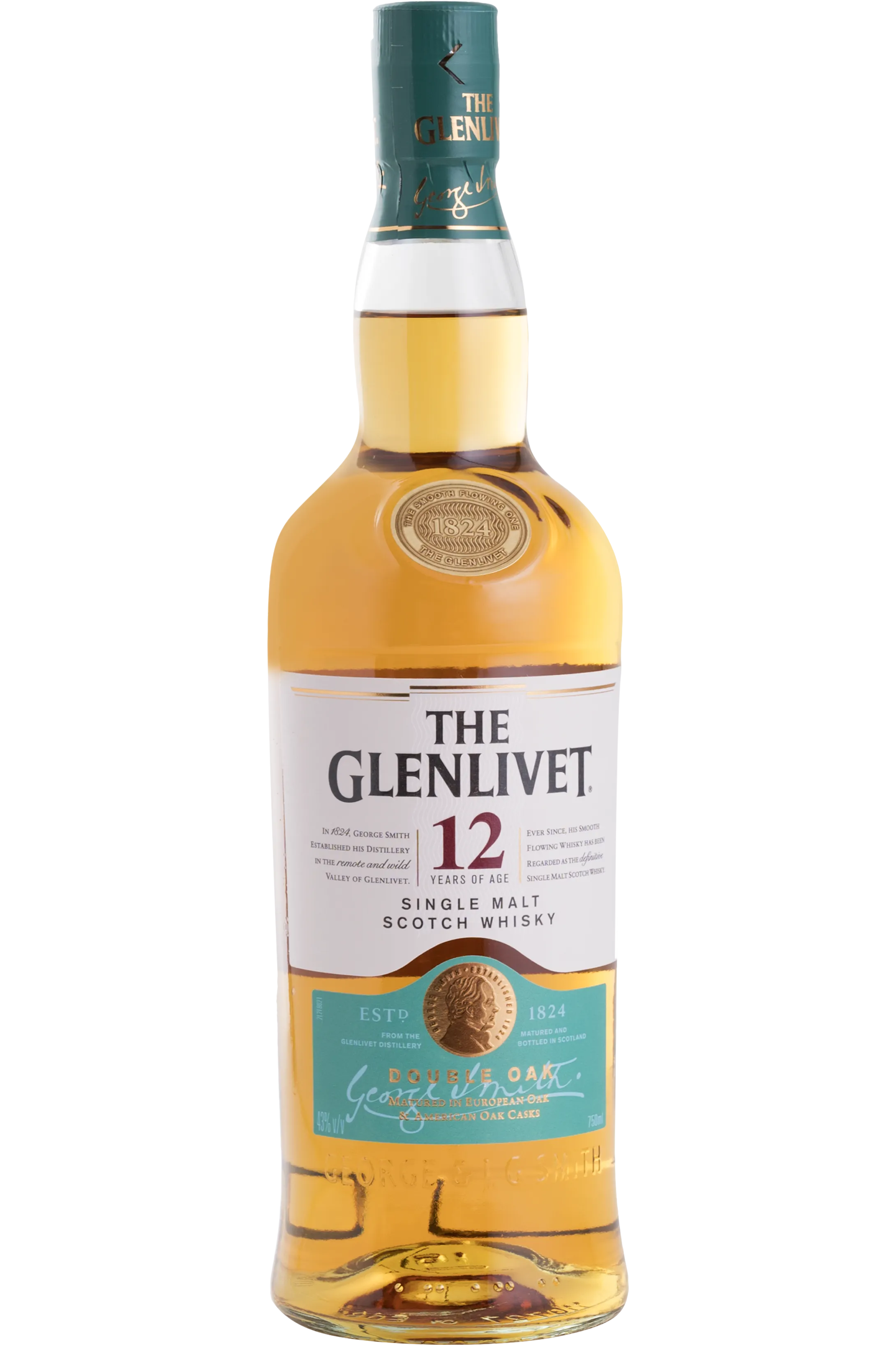 Glenlivet Double Oak 12 Year Old Single Malt Scotch Whisky 750ml