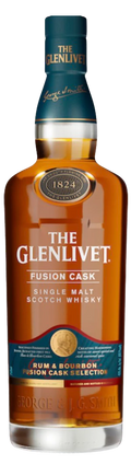 Glenlivet Fusion Cask Rum & Bourbon Cask Selection Single Malt Scotch Whisky 750ml