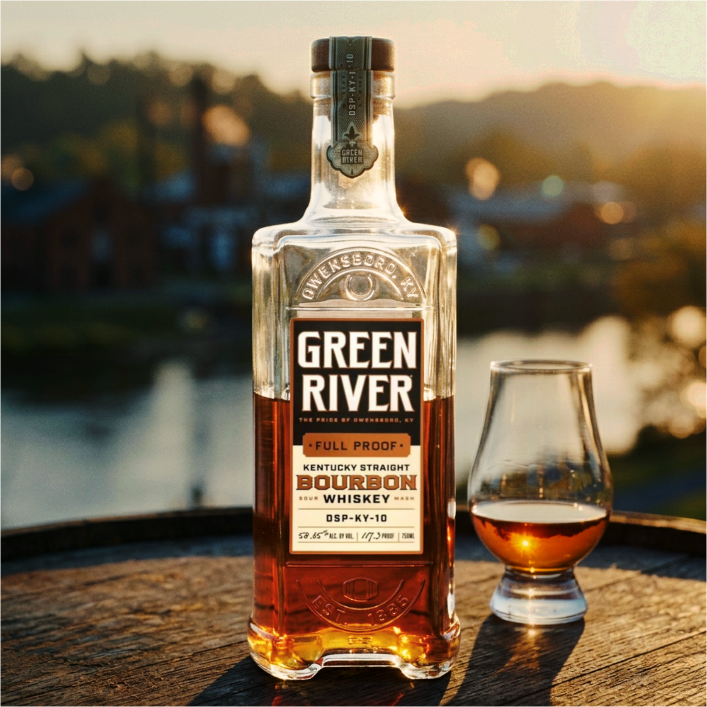 Green River Distilling Co. Wheated Full Proof Straight Bourbon Whiskey 750ml