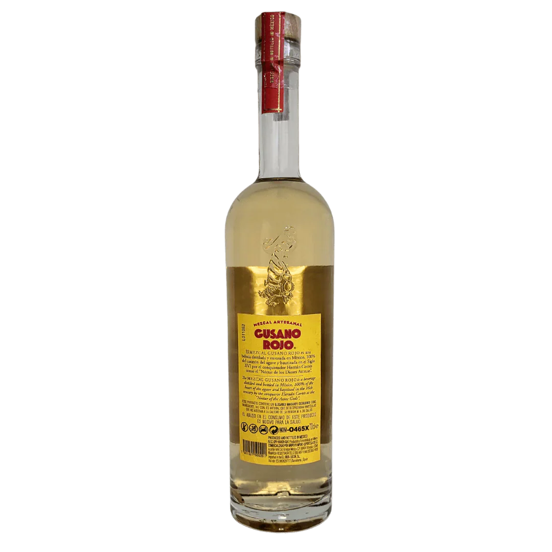 Gusano Rojo with worm Mezcal 750ml