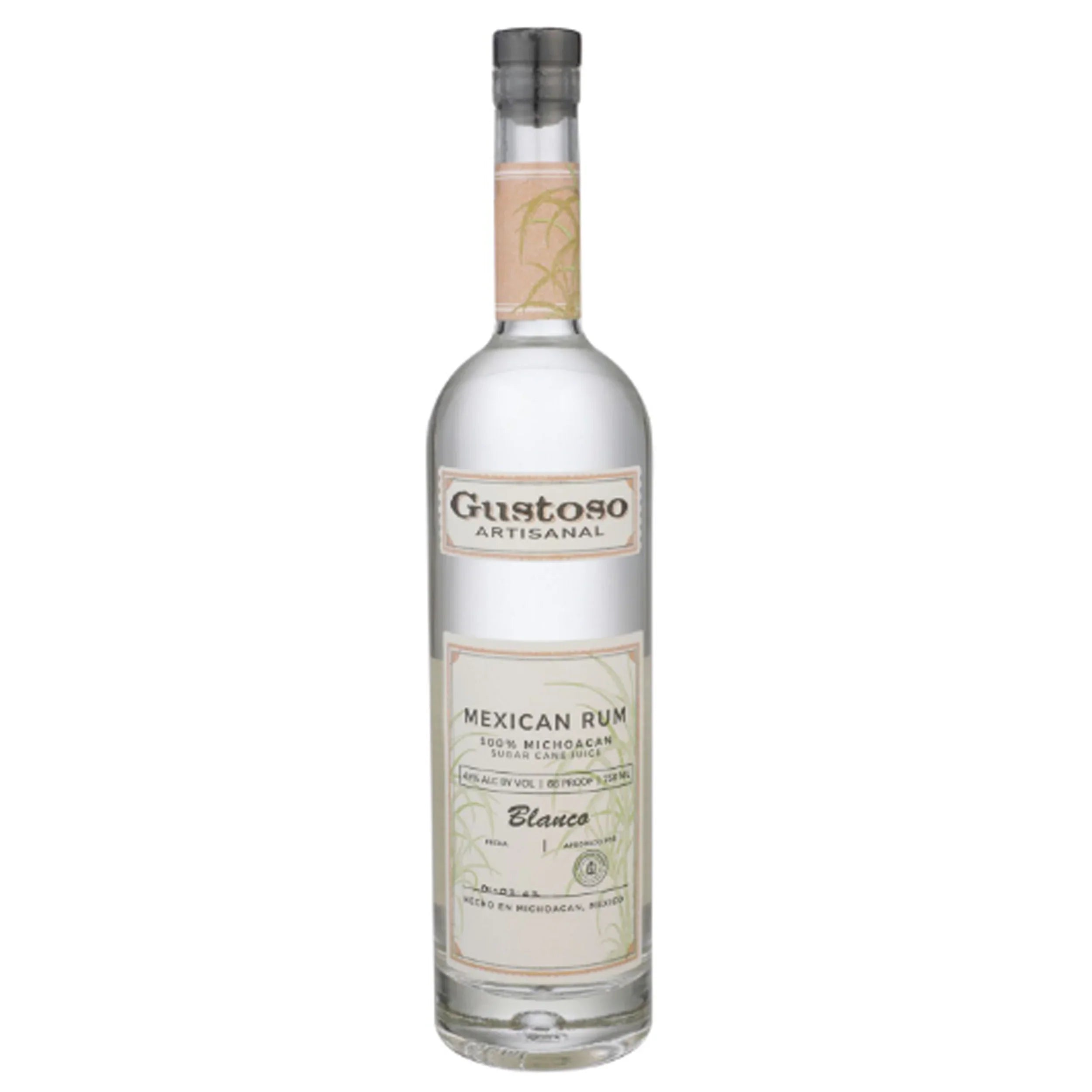 Gustoso Aguardiente Artisanal Blanco Rum 750ml