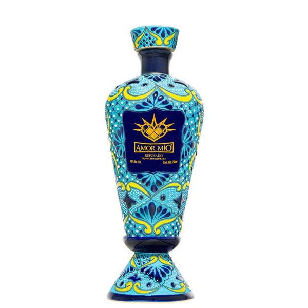 Amor Mio Ceramic USA Edition Reposado Tequila 750ml