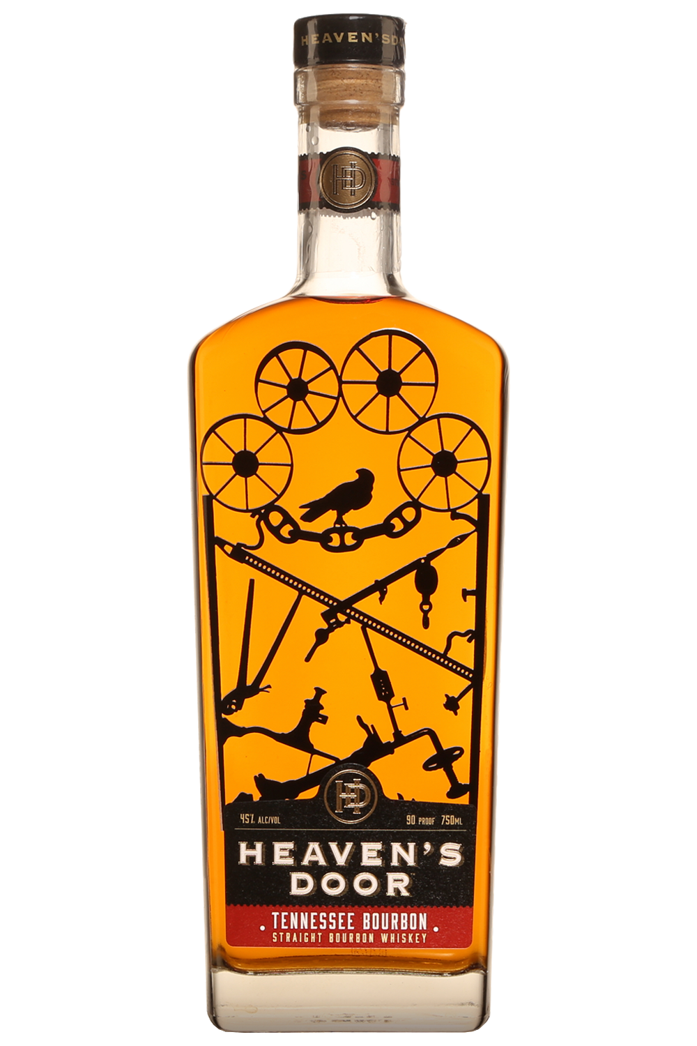 Heaven's Door Straight Bourbon Whiskey 750ml