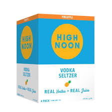 High Noon Pineapple Vodka Seltzer 4-Pack Can