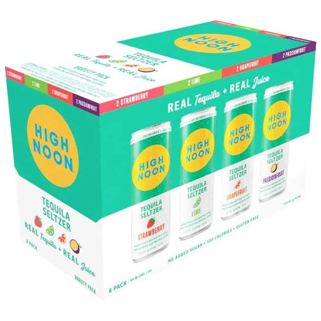 High Noon Sun Sips Tequila Seltzer Variety 8-Pack Can